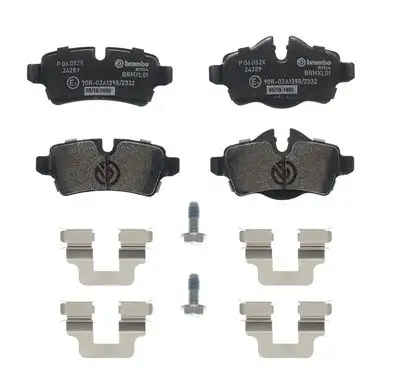 BREMBO Bremsbelagsatz, Scheibenbremse IBROP06052X