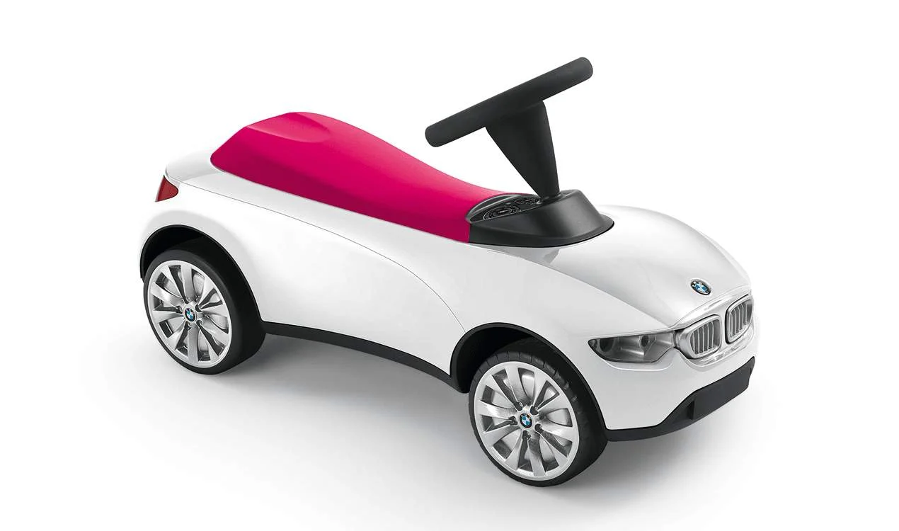 Baby Racer BMW Weiß-Himbeerrot