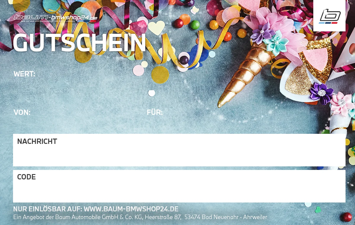 Gutschein zum Geburtstag