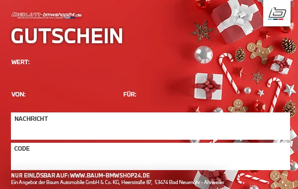 Gutschein zu Weihnachten