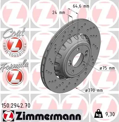 ZIMMERMANN Bremsscheibe IZIN150294270