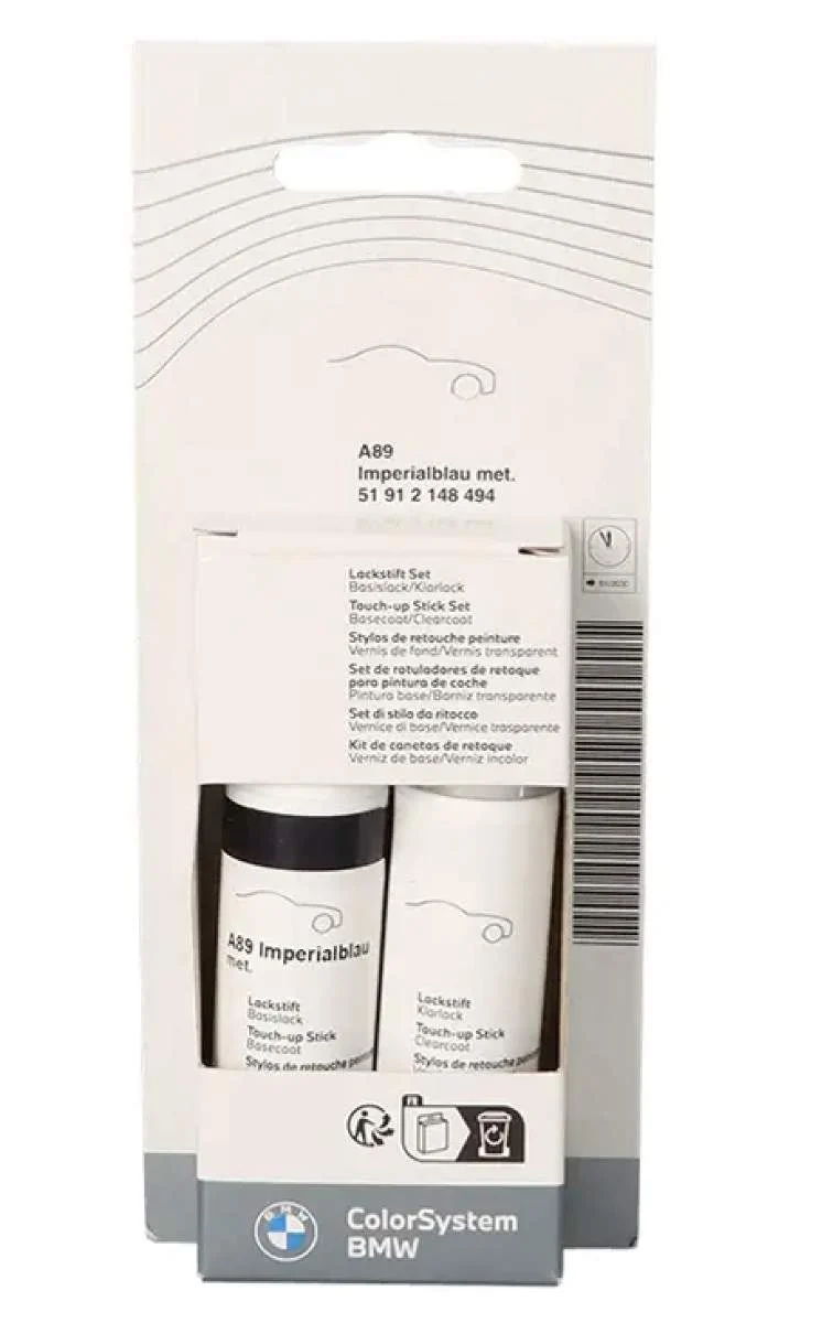 BMW Lackstift Set Imperialblau met. 51912148494
