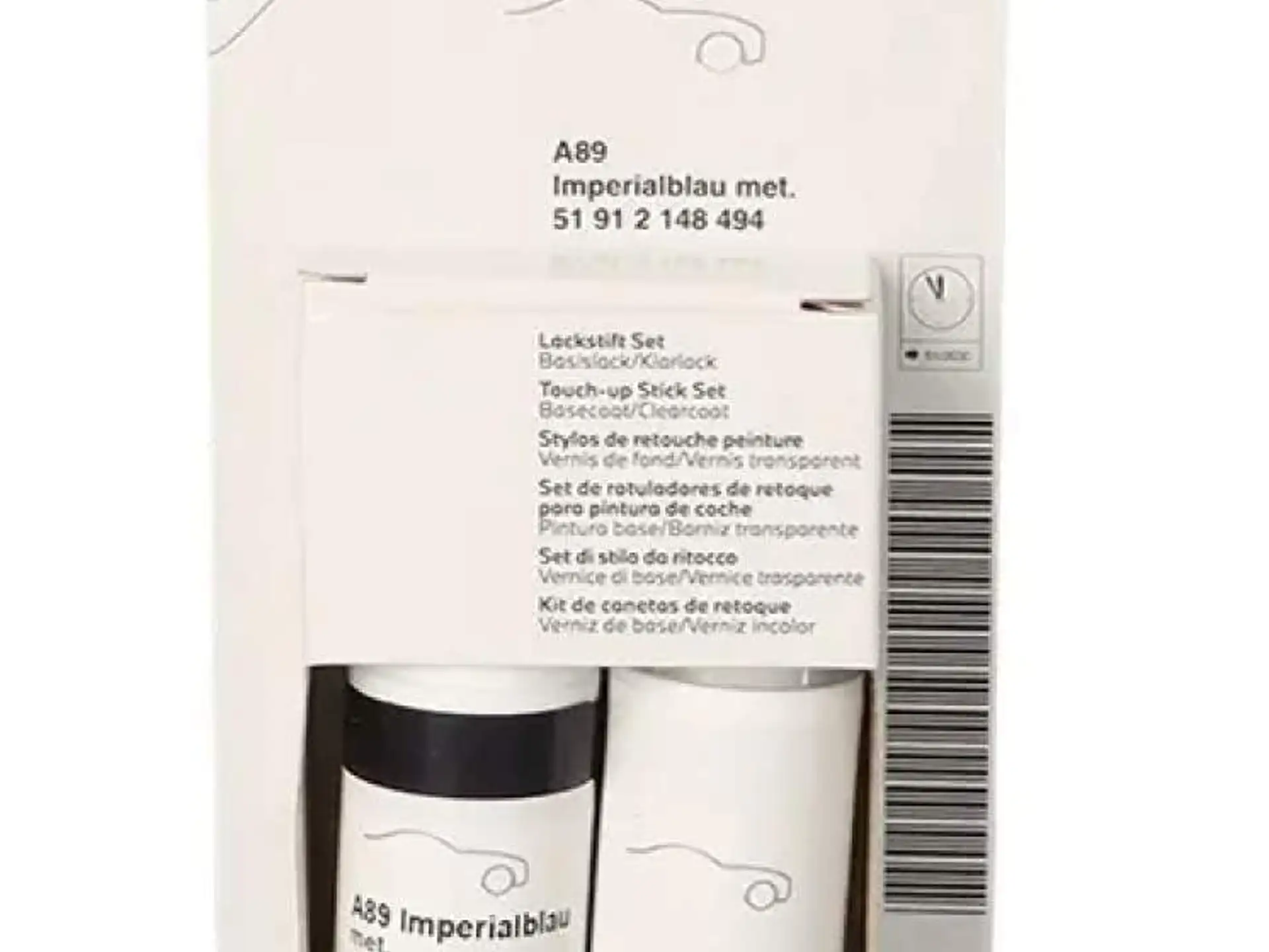 BMW Lackstift Set Imperialblau met. 51912148494