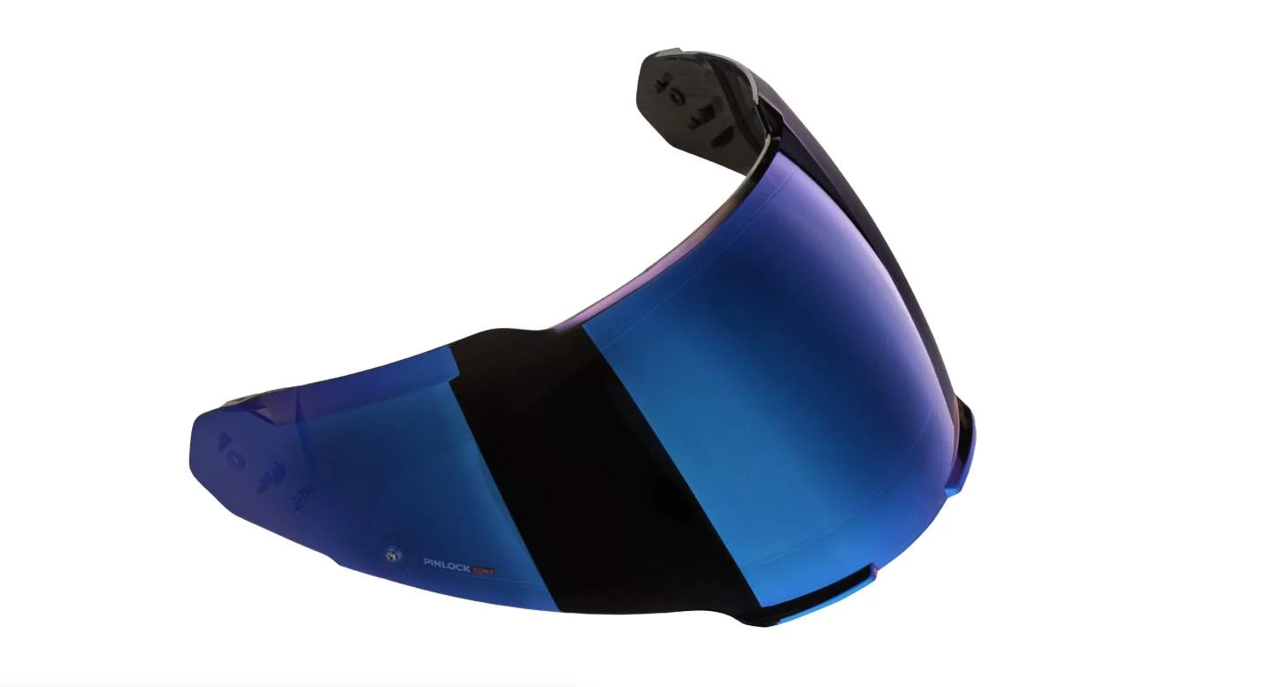 BMW Motorrad System 8 Visier Blau verspiegelt