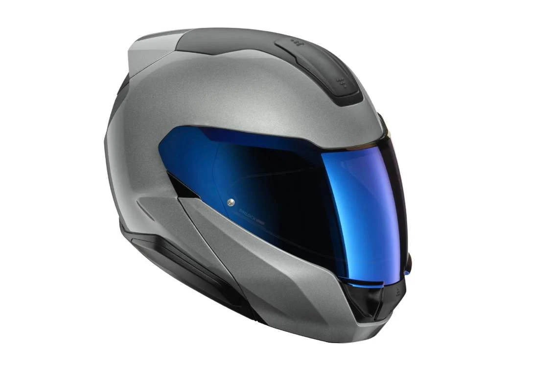 BMW Motorrad System 8 Visier Blau verspiegelt