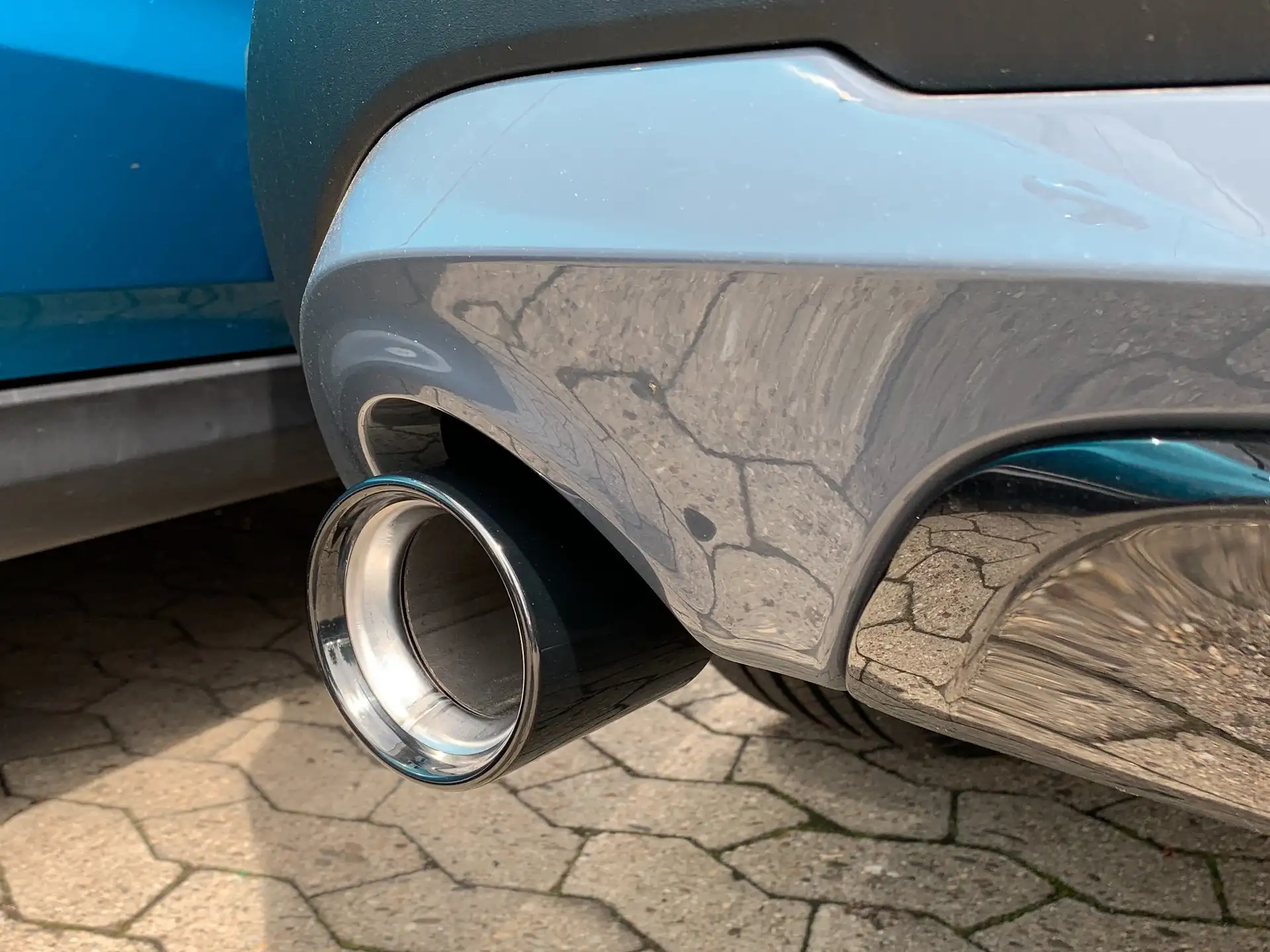 BMW Endrohrblende Schwarzchrom D=90mm X1 F48 1er F40