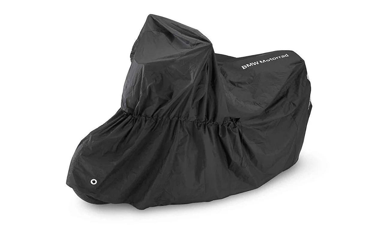 BMW Motorradabdeckhaube schwarz