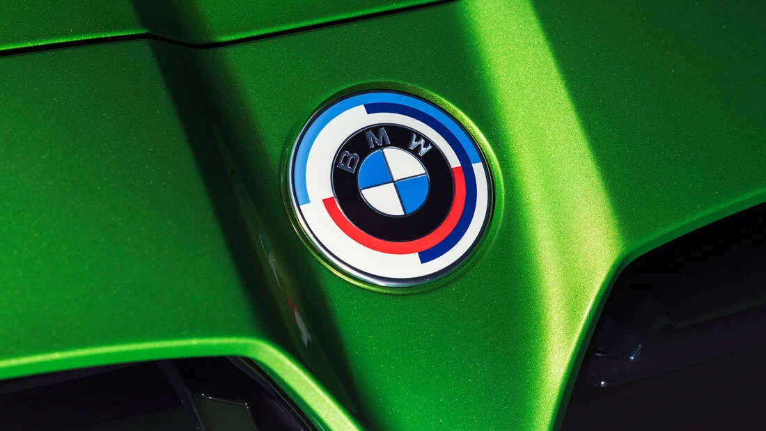 BMW Emblem 50 Jahre M Frontklappe Motorhaube (82mm) 