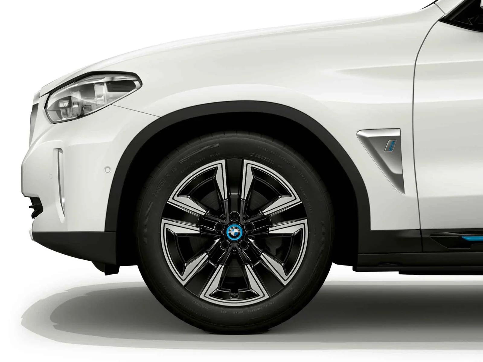 BMW Alufelge Aerodynamik 842 jet black uni 8J x 19 ET 34 Vorderachse / Hinterachse iX3 G08 BEV