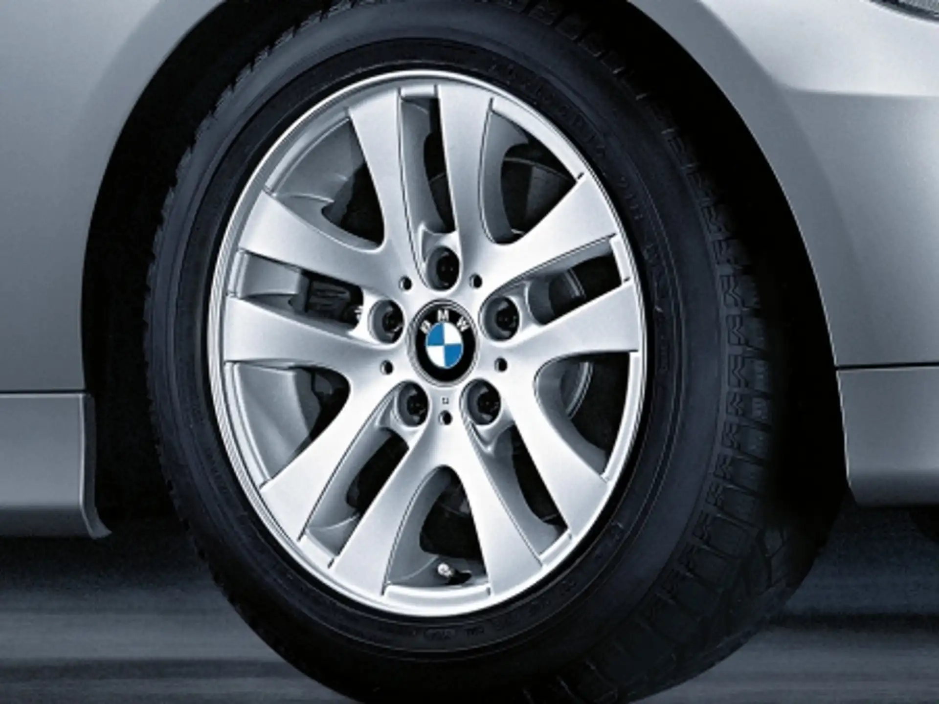 BMW Alufelge Doppelspeiche 156 silber 7Jx16 ET34 3er E90/E91 Vorderachse / Hinterachse