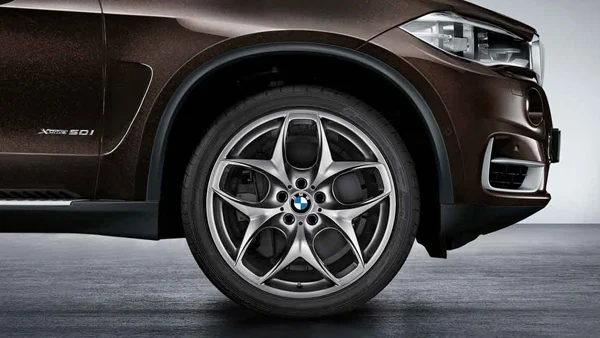BMW Alufelge Doppelspeiche 215 ferricgrey 11,5Jx 21 ET38 X5 E70 X6 E71 E72 Hinterachse