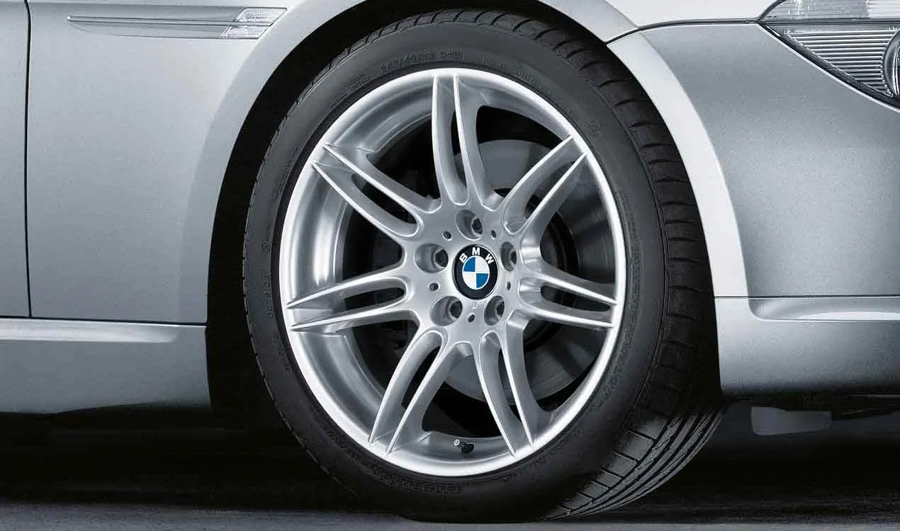 BMW Alufelge Doppelspeiche 288 silber 8,5Jx19 ET14 6er E63/E64 Vorderachse