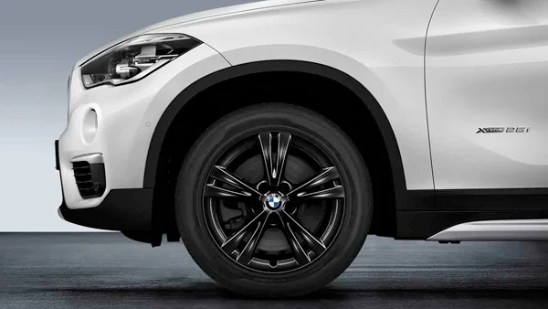 BMW Alufelge Doppelspeiche 385 7,5 J x 17 ET 52 schwarz glänzend 17 Zoll Vorderachse / Hinterachse