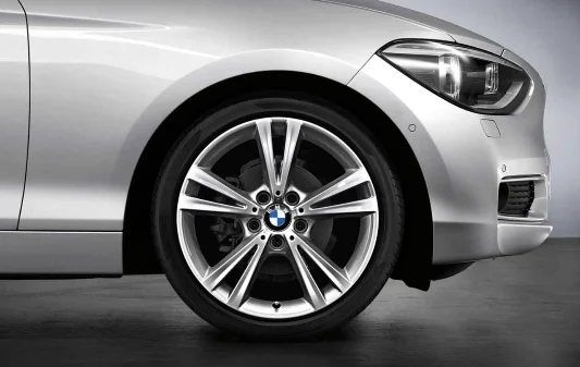 BMW Alufelge Doppelspeiche 385 reflexsilber 17 Zoll