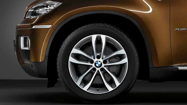 BMW Alufelge Doppelspeiche 424 orbitgrey/glanzgedreht 9Jx19 ET48 X6 E71