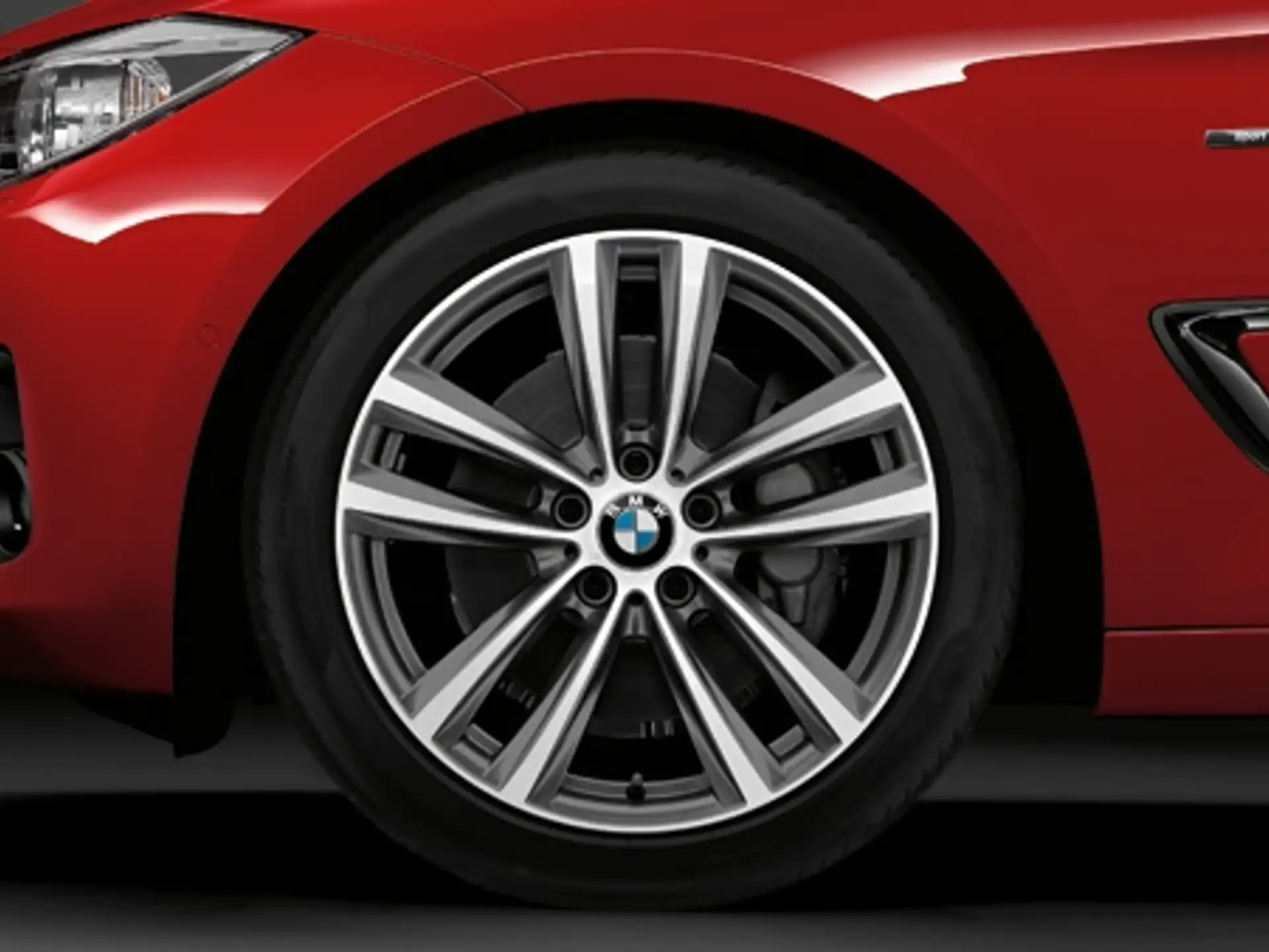 BMW Alufelge Doppelspeiche 466 ferricgrey 8Jx19 ET30 3er F34 GT