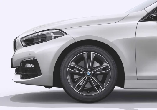 BMW Alufelge Doppelspeiche 549 bicolor (orbitgrey / glanzgedreht) 7,5J x 17 ET 54 Vorderachse / Hinterachse