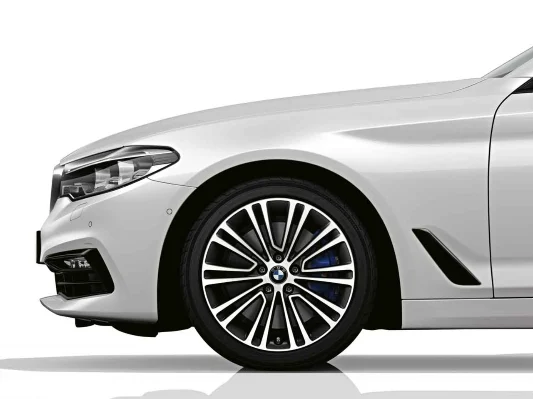 BMW Alufelge Doppelspeiche 634 bicolor (orbitgrey / glanzgedreht) 8J x 18 ET 30 Vorderachse / Hinterachse