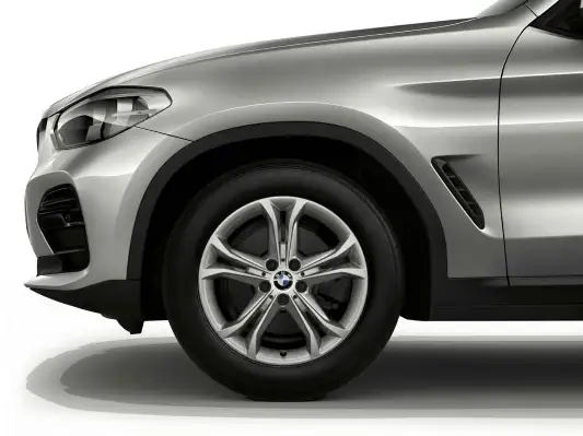 BMW Alufelge Doppelspeiche 688 silber 7J x 18 ET 22 Vorderachse /