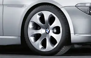 BMW Alufelge Ellipsoid-styling 121 silber 9J ET18 6er E63/E64 Hin