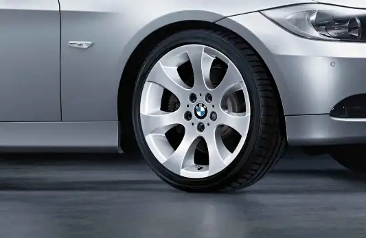 BMW Alufelge Ellipsoidspeiche 162 silber 8J ET34 3er E90/E91/E92/