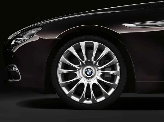 BMW Alufelge Individual V-Speiche 349 silber 9Jx19 ET44  5er F10 6er F06/F12/F13