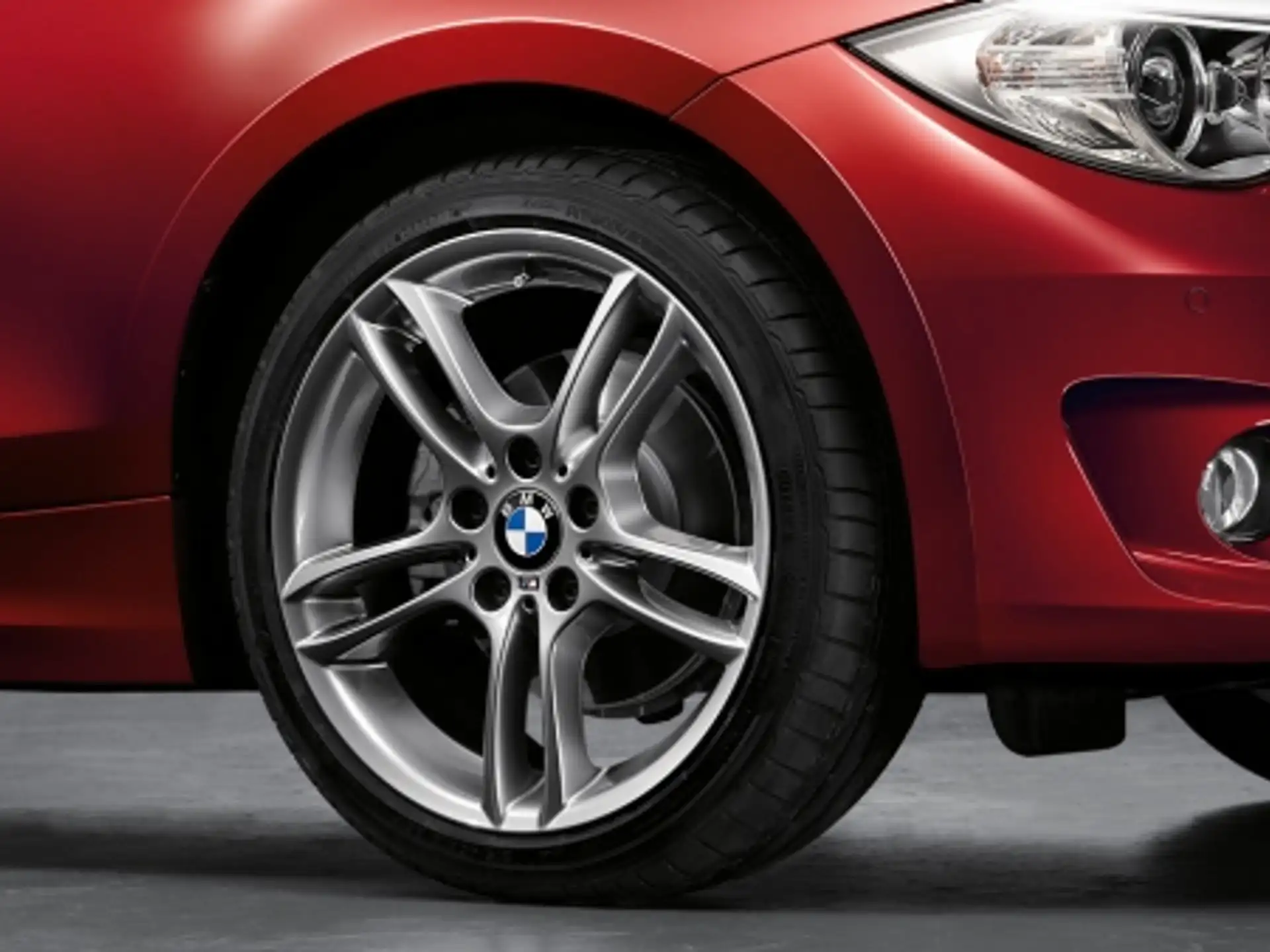 BMW Alufelge M Doppelspeiche 261 ferricgrey 8,5Jx18 ET52 1er E81/E82/E87