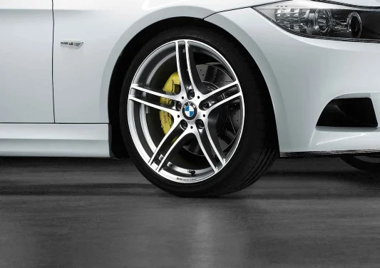 BMW Alufelge M Doppelspeiche 313 ferricgrey/glanzgedreht 8Jx19 ET37 3er E90/E91/E92/E93
