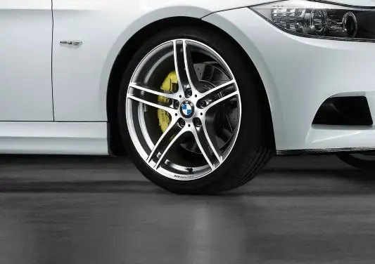 BMW Alufelge M Doppelspeiche 313 ferricgrey/glanzgedreht 8J ET37