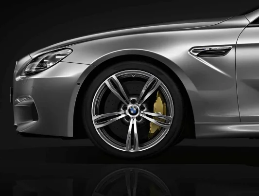 BMW Alufelge M Doppelspeiche 343 9,5J x 20 ET 31 Silber Vorderachse