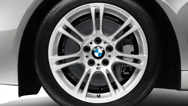 BMW Alufelge M Doppelspeiche 350 silber 9J ET44 5er F10 6er F06 /