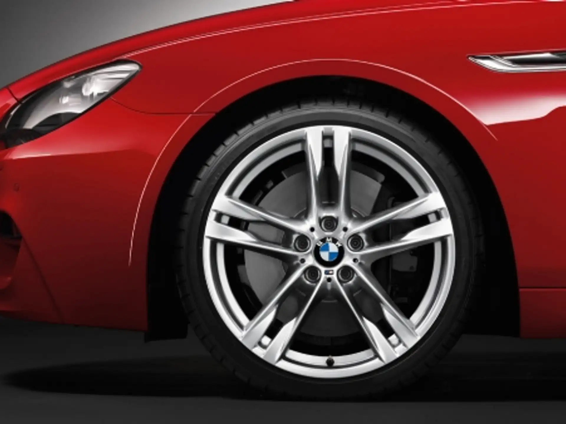 BMW Alufelge M Doppelspeiche 373 silber 9Jx20 ET44 6er F06/F12/F13 Hinterachse