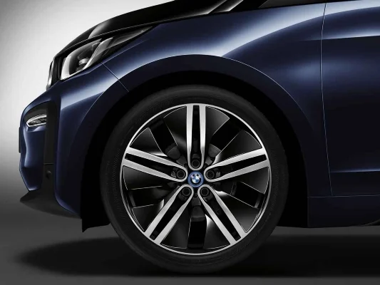 BMW Alufelge Doppelspeiche 430 jet black uni 5,5Jx20 ET53 i3 I01 (linke Fahrzeugseite) 