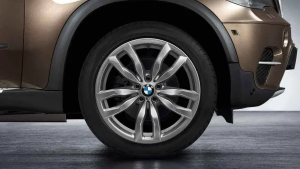 BMW Alufelge M Doppelspeiche 435 silber 11Jx20 ET37 X6 E71 Hinterachse