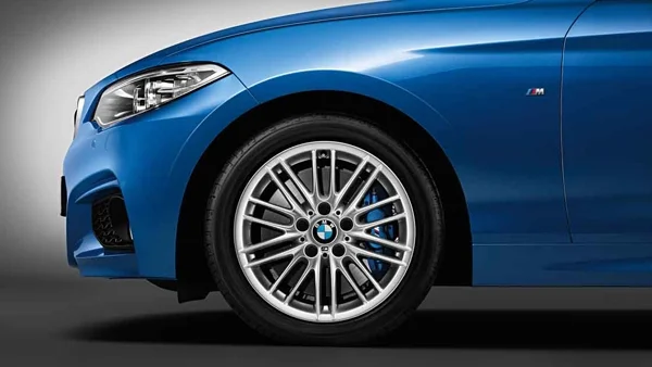 BMW Alufelge M Doppelspeiche 460 silber 7,5Jx17 ET43 1er F20/F21 2er F22/F23