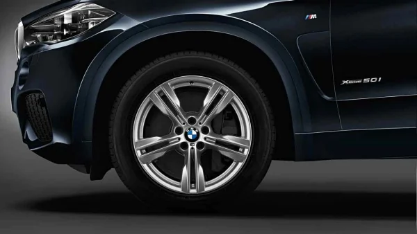 BMW Alufelge M Doppelspeiche 467 silber 10Jx19 ET21 X5 F15 Hinterachse