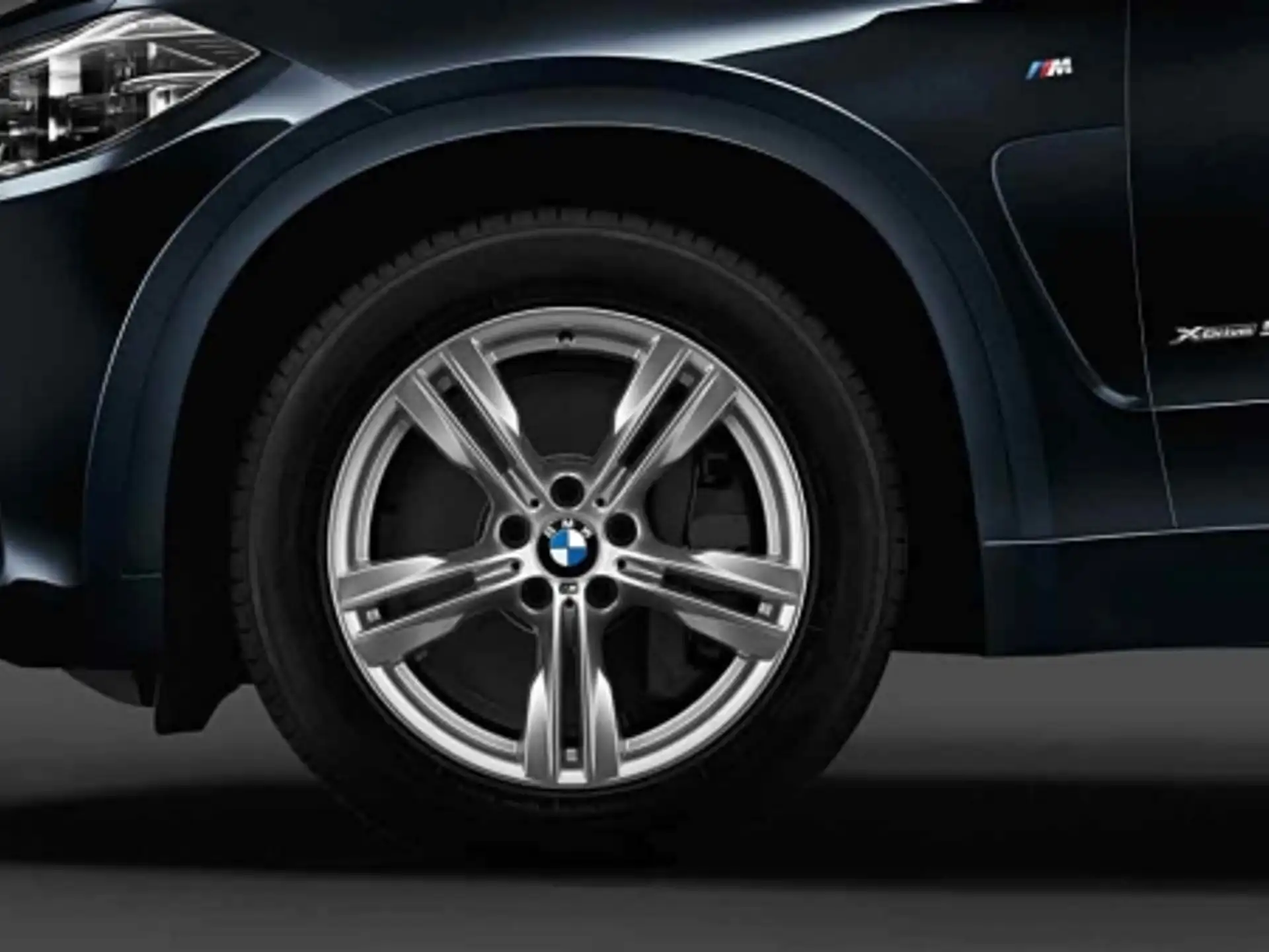 BMW Alufelge M Doppelspeiche 467 silber 10Jx19 ET21 X5 F15 Hinterachse