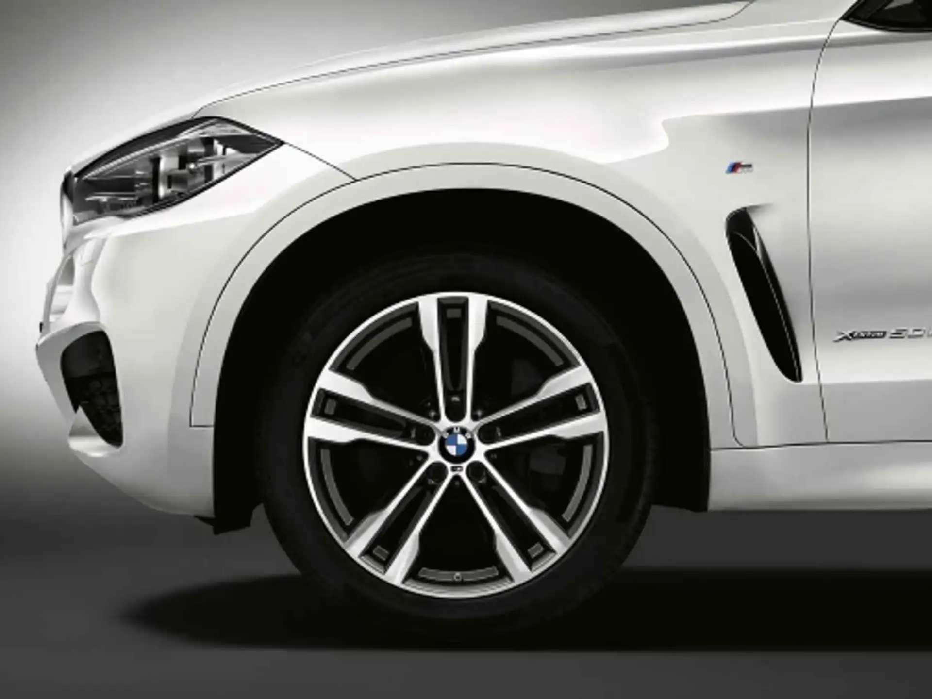 BMW Alufelge M Doppelspeiche 468 orbitgrey/glanzgedreht 11Jx20 ET37 X5 F15 X6 F16