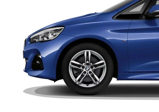 BMW Alufelge M Doppelspeiche 483M decor-silber/unicolor 7,5Jx17 ET54 2er F45 F46