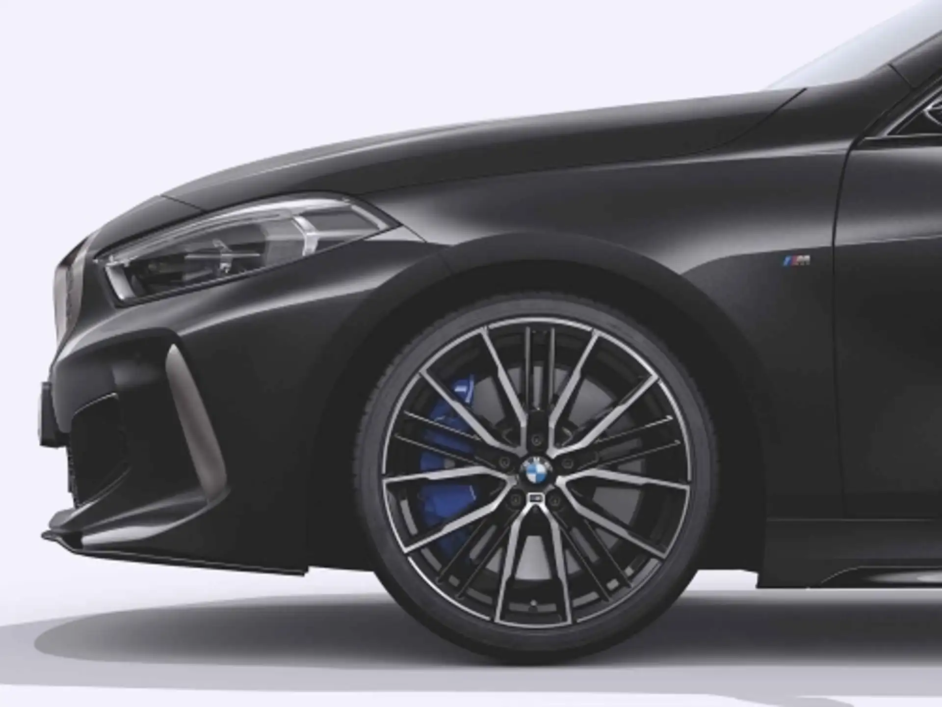 BMW Alufelge M Doppelspeiche 552 bicolor (schwarz / glanzgedreht) 8J x 19 ET 54 Vorderachse / Hinterachse
