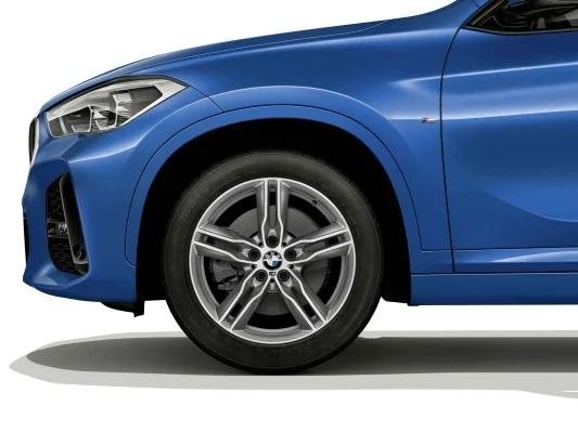 BMW Alufelge M Doppelspeiche 570M ferricgrey/glanzgedreht 7,5 Jx18 ET51 X1 F48 X2 F39