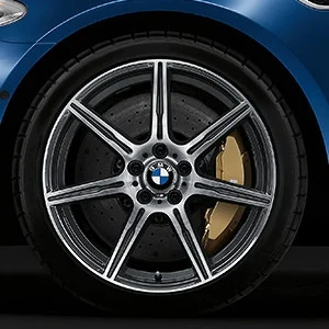 BMW Alufelge M Doppelspeiche 601 20 Zoll glanzgedreht 