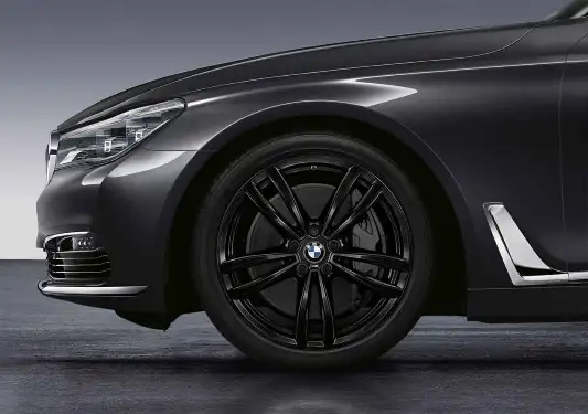 BMW Alufelge M Doppelspeiche 647 schwarz 19 Zoll Hinterachse - 6e