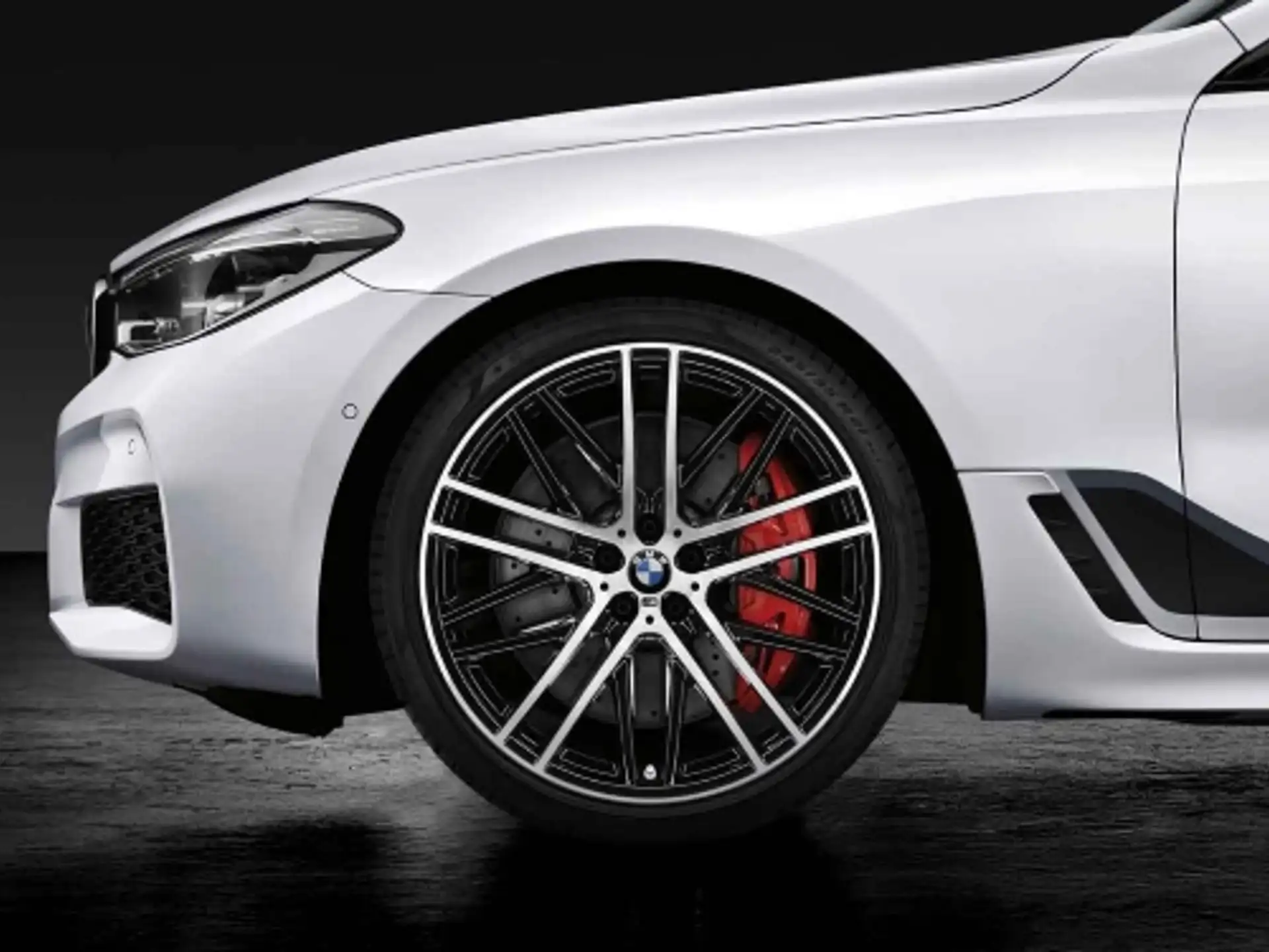 BMW Alufelge M Doppelspeiche 650M schwarz/glanzgedreht 10Jx21 ET41 6er G32 GT 7er G11/G12
