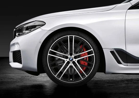 BMW Alufelge M Doppelspeiche 650M schwarz/glanzgedreht 8,5Jx21 ET25 6er G32 GT 7er G11/G12