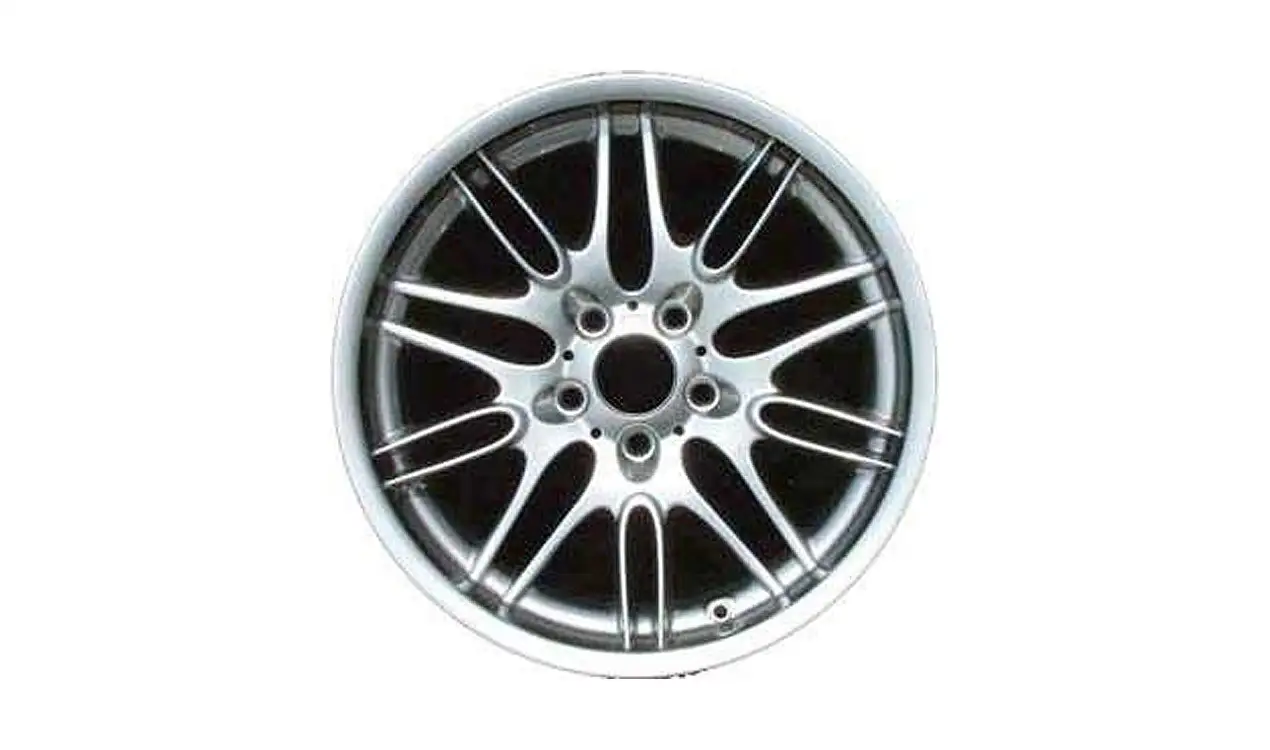 BMW Alufelge M Doppelspeiche 65 chrom shadow 8J ET20 5er E39 Vord