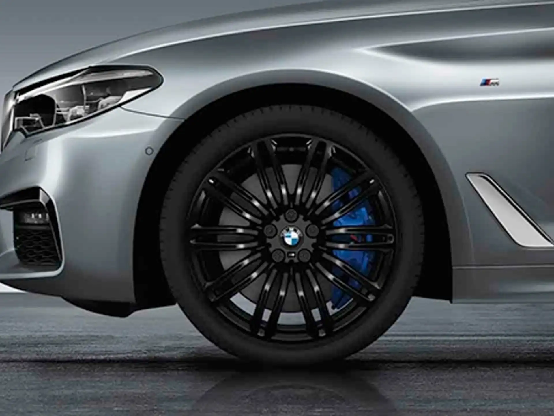 BMW Alufelge Doppelspeiche 664M jet black uni 9Jx19 ET44 5er G30/G31