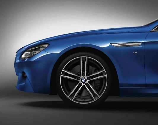 BMW Alufelge M Doppelspeiche 703 bicolor (orbitgrey / glanzgedreht) 20 Zoll Hinterachse