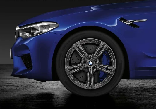 BMW Alufelge M Doppelspeiche 705M ferricgrey 9,5Jx19 ET26 5er F90 M5