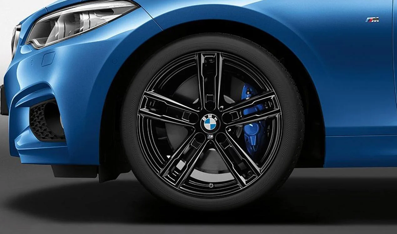 BMW Alufelge M Doppelspeiche 719 bicolor (jet black uni nicht glanzgedreht)